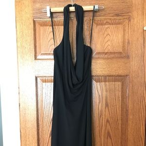Nicole Miller Cowl Neck LBD Little Black Dress